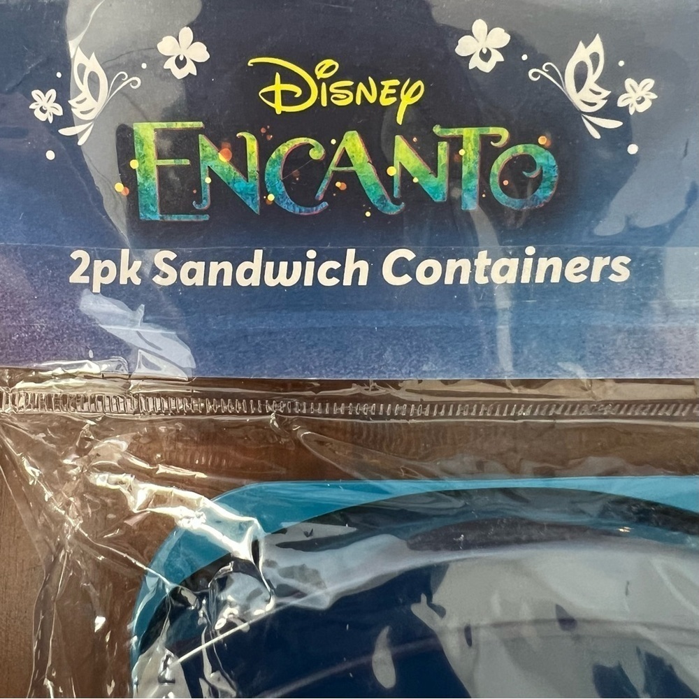 Disney Encanto Sandwich Containers, 2 pack, Brand New, Plastic - Picture 3 of 3